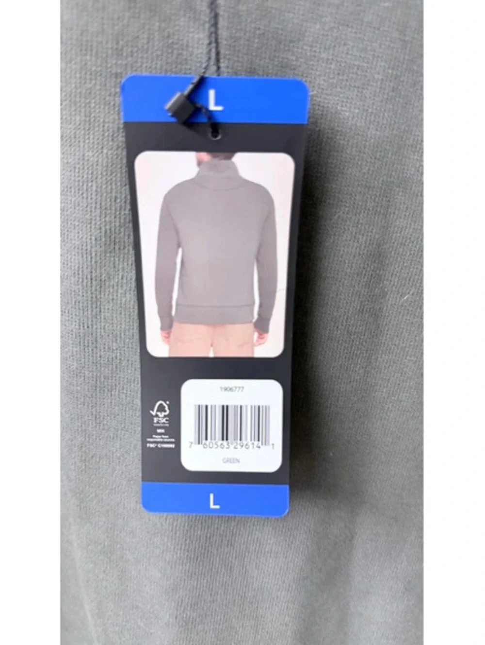 Banana Republic quarter-zip sweatshirt garment-dyed grey finish size Large